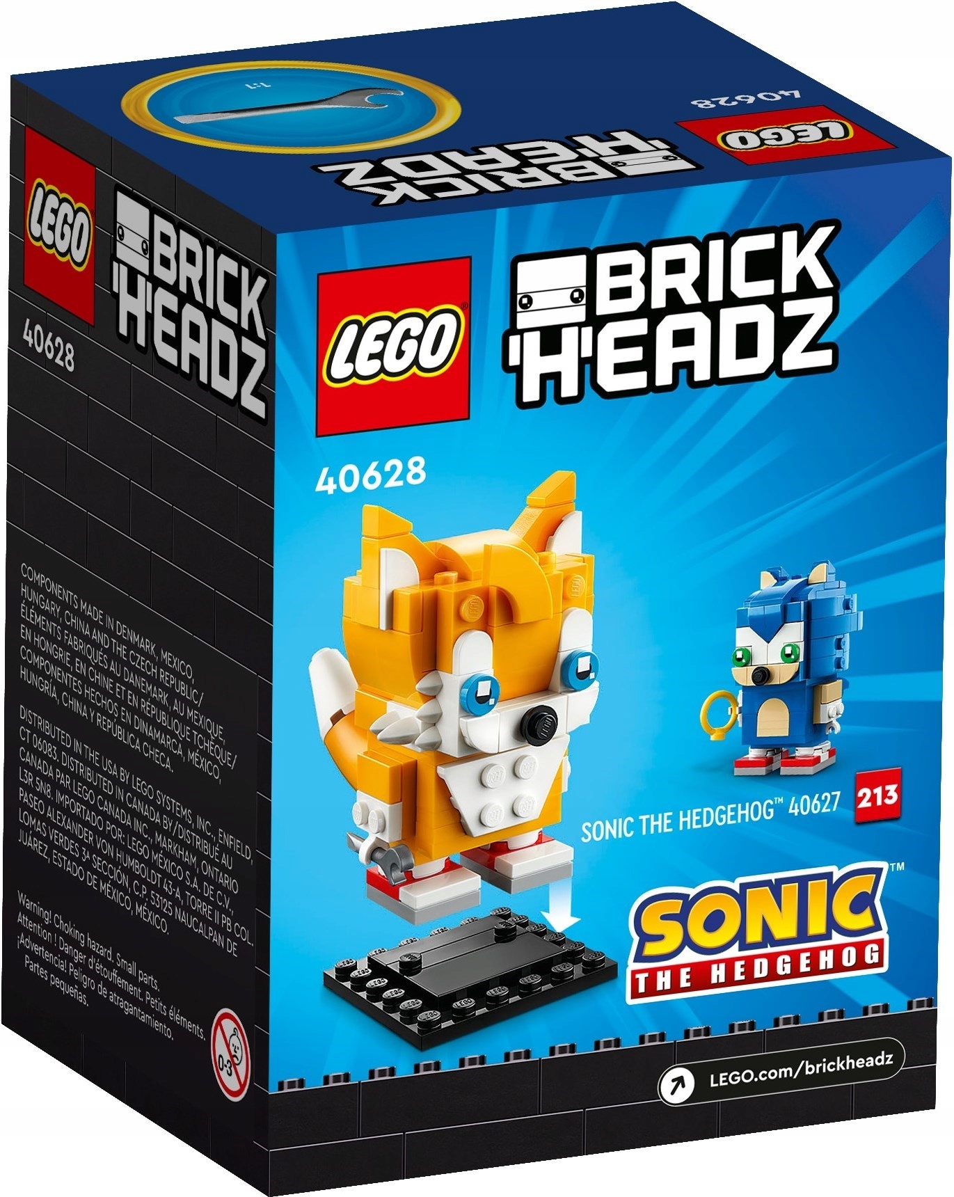 LEGO BrickHeadz Miles &quot;Tails&quot; Prower 40628 EAN (GTIN) 5702017471495