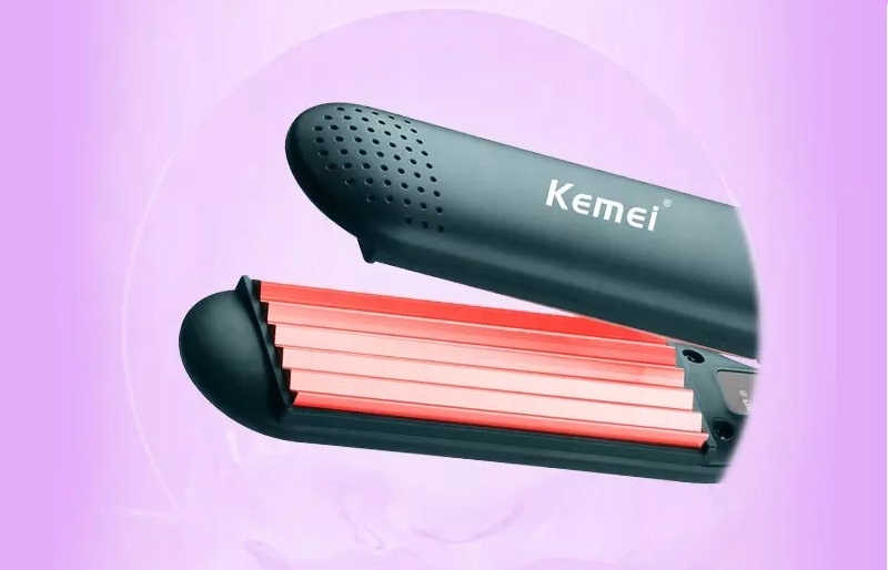 HAIR CRIMER, CERAMIC TEMP ADJUSTMENT Gamintojo kodas KM-9827