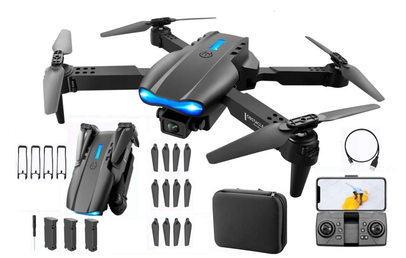 E99 PRO MAX DRONE KLIŪČIŲ VENGIMAS 4K WIFI KAMEROS