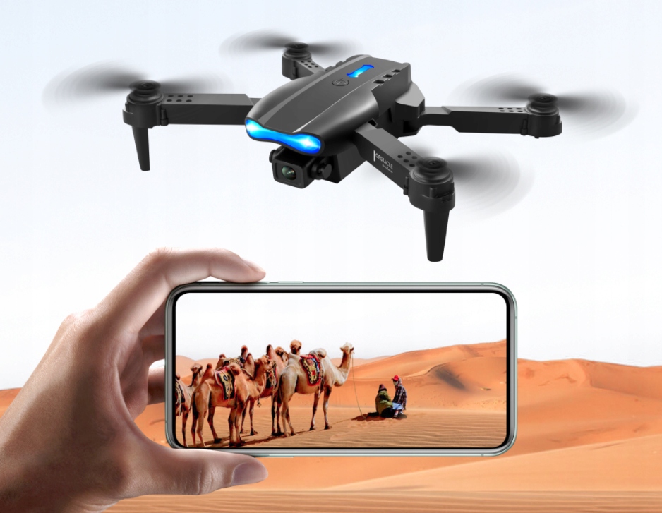 E99 PRO MAX DRONŲ KLIŪČIŲ VENGIMAS 4K WIFI KAMEROS Modelis E99 PRO MAX