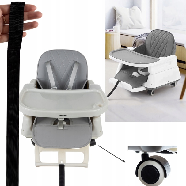 Kūdikių maitinimo kėdutės padėklas Sėdynė 6in1 Vaiko amžius 6 m +