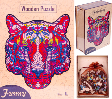 WOODEN PUZZLE FOR ADULTS GIFT PUZZLE