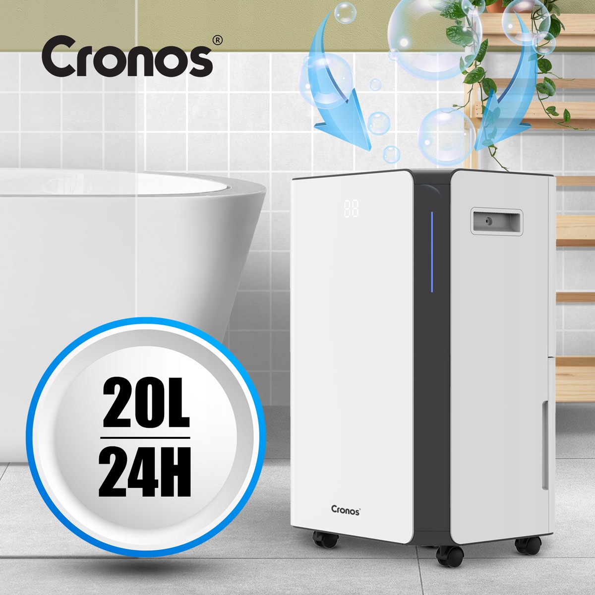 ORO DRĖGMĖS ABSORBERIS su WiFi 20L Brand Cronos