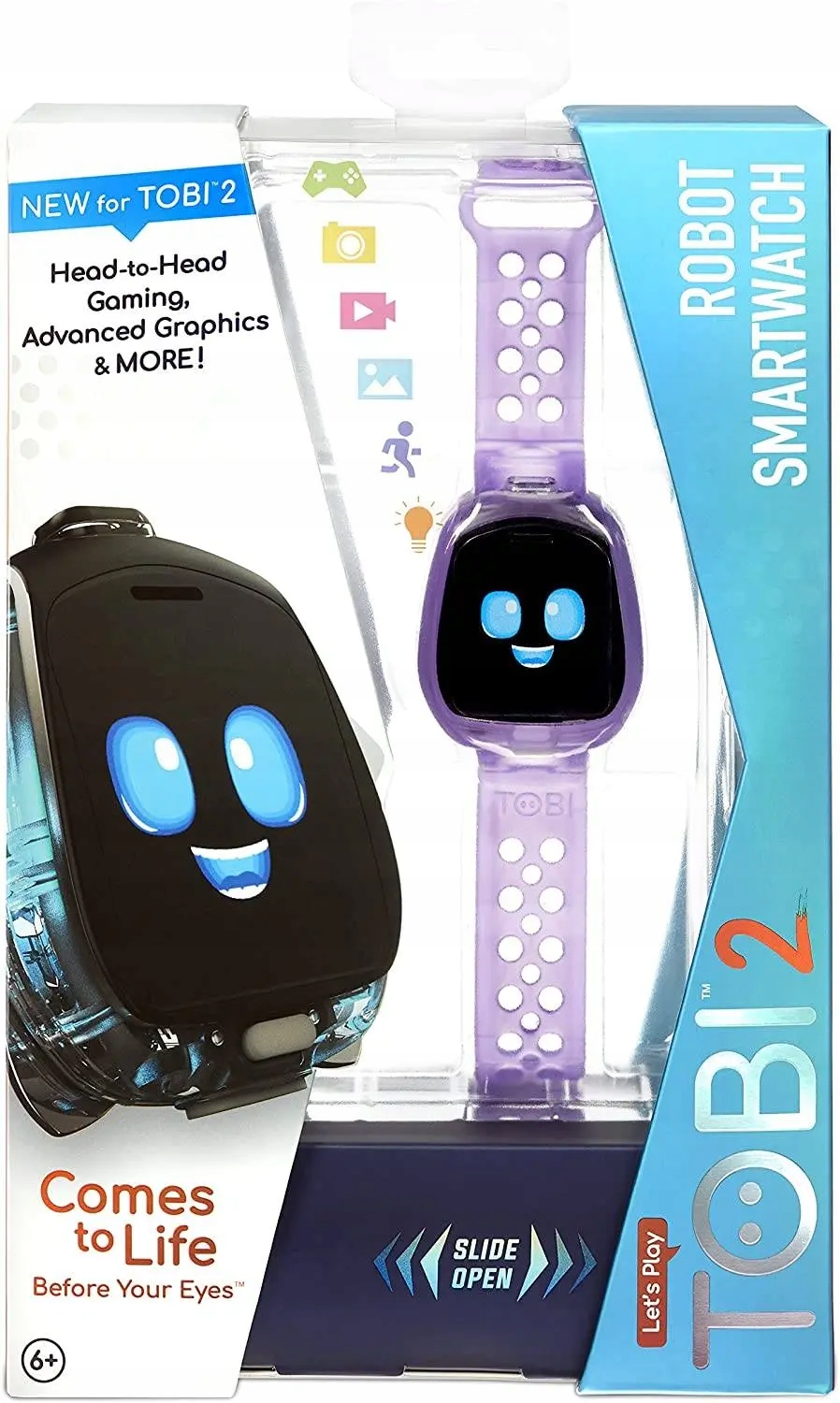 Tobi 2 SmartWatch Watch Purple 659140 ROBOT Dominuojantys violetinės spalvos atspalviai