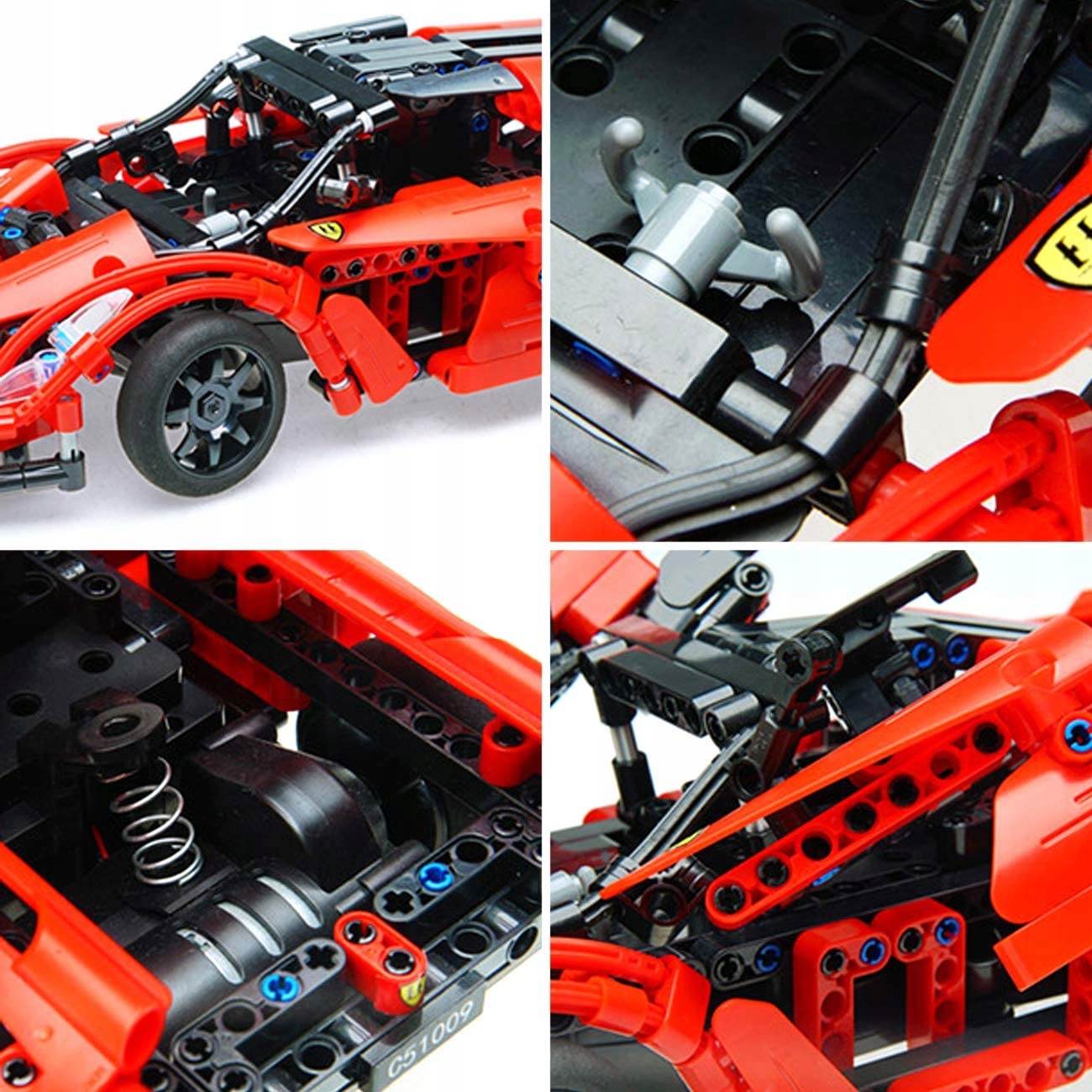 Ferrari nuotoliniu būdu valdomi RC statybiniai blokai Medžiaga: kartonas, plastikas, kita