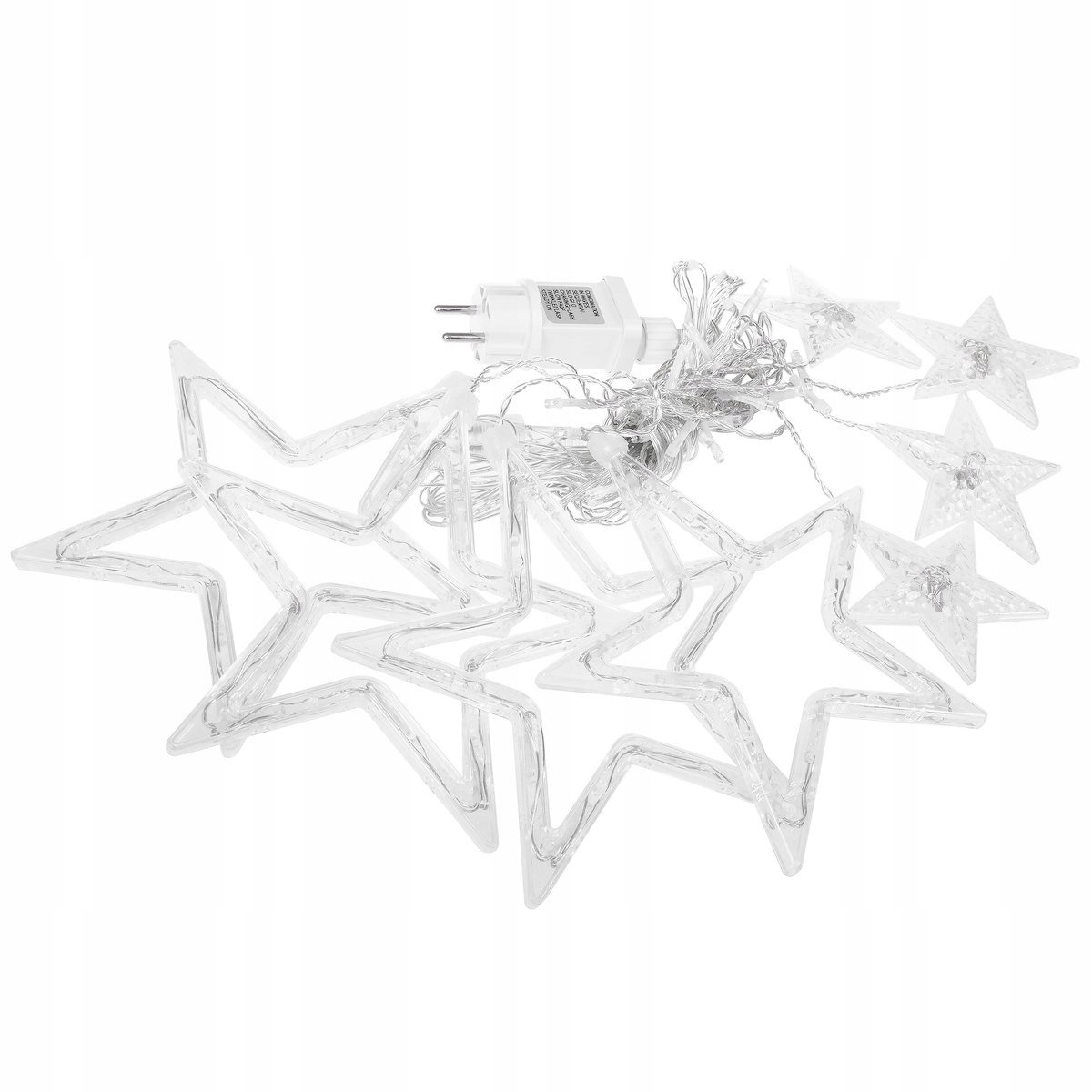 LED šviesos užuolaidos Garland Stars Icicles SuperLED lempos SuperLED prekės ženklas