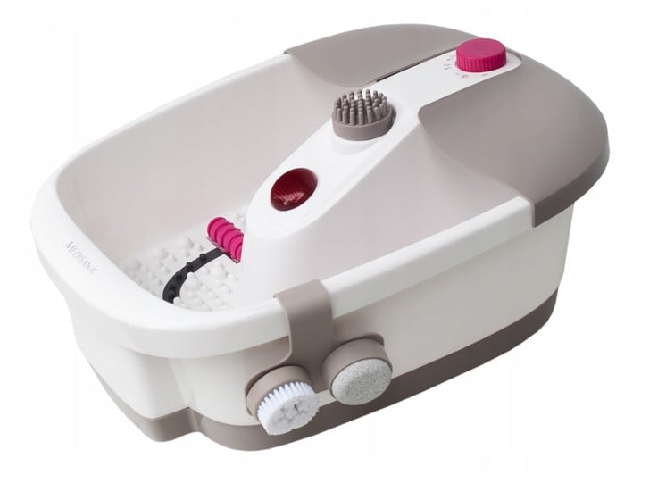 WATER HYDRO MASSAGE FOOT MASSAGER 4 rullikuga soojendus Võimsus 80 W