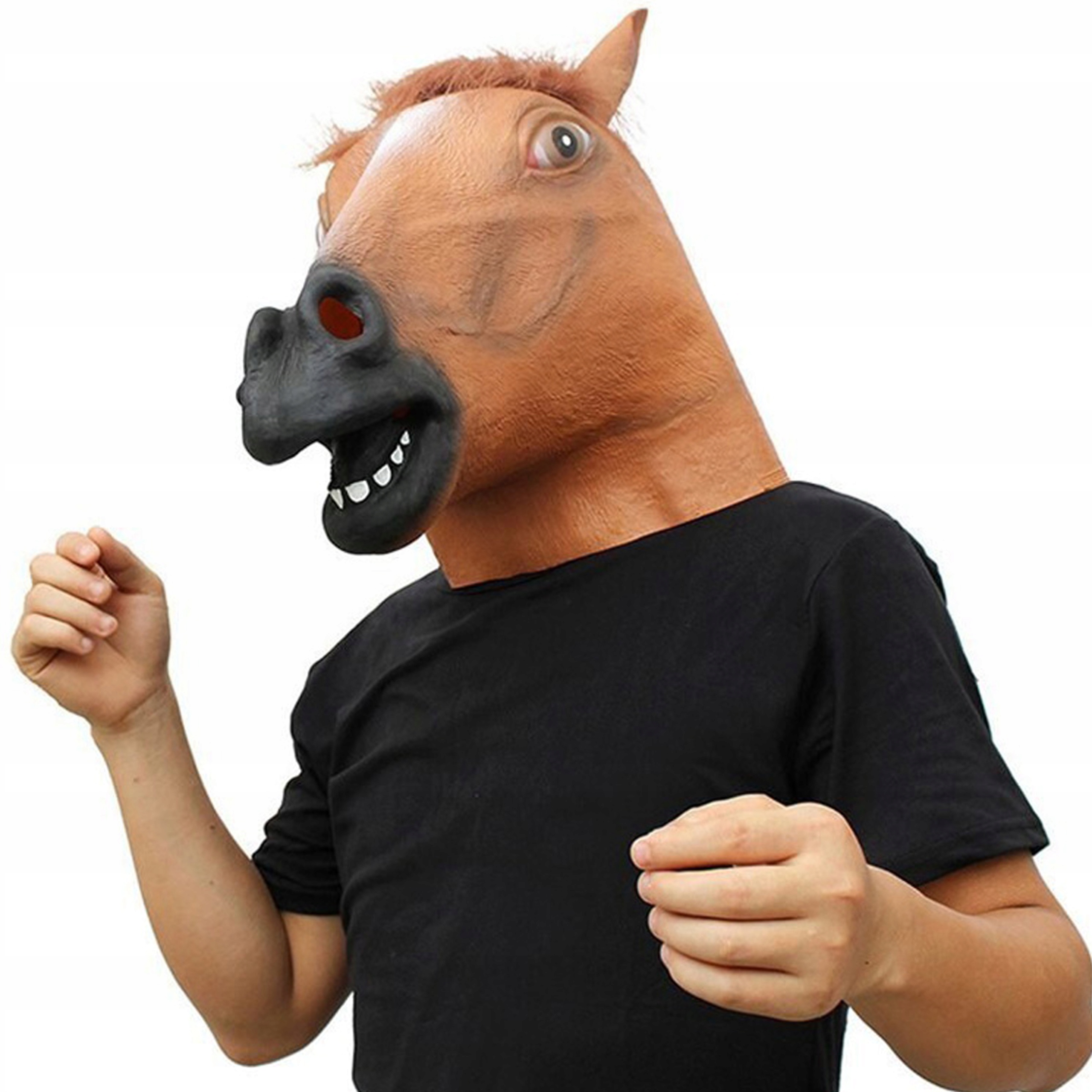 HORSE HEAD MASK HORSE HEEE FOR DRESS LATEX Merkki erilainen