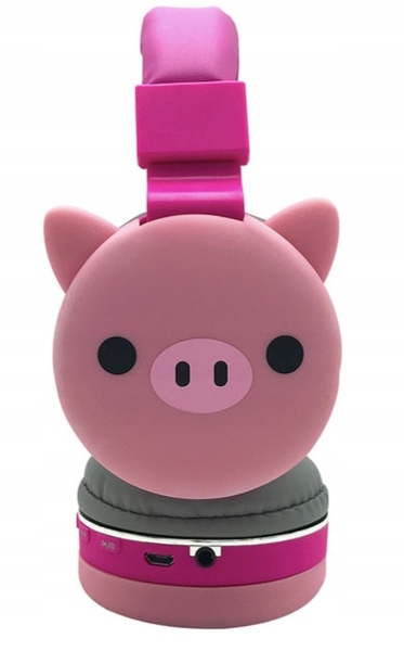 Belaidės ausinės vaikams PIGGY PIG mp3