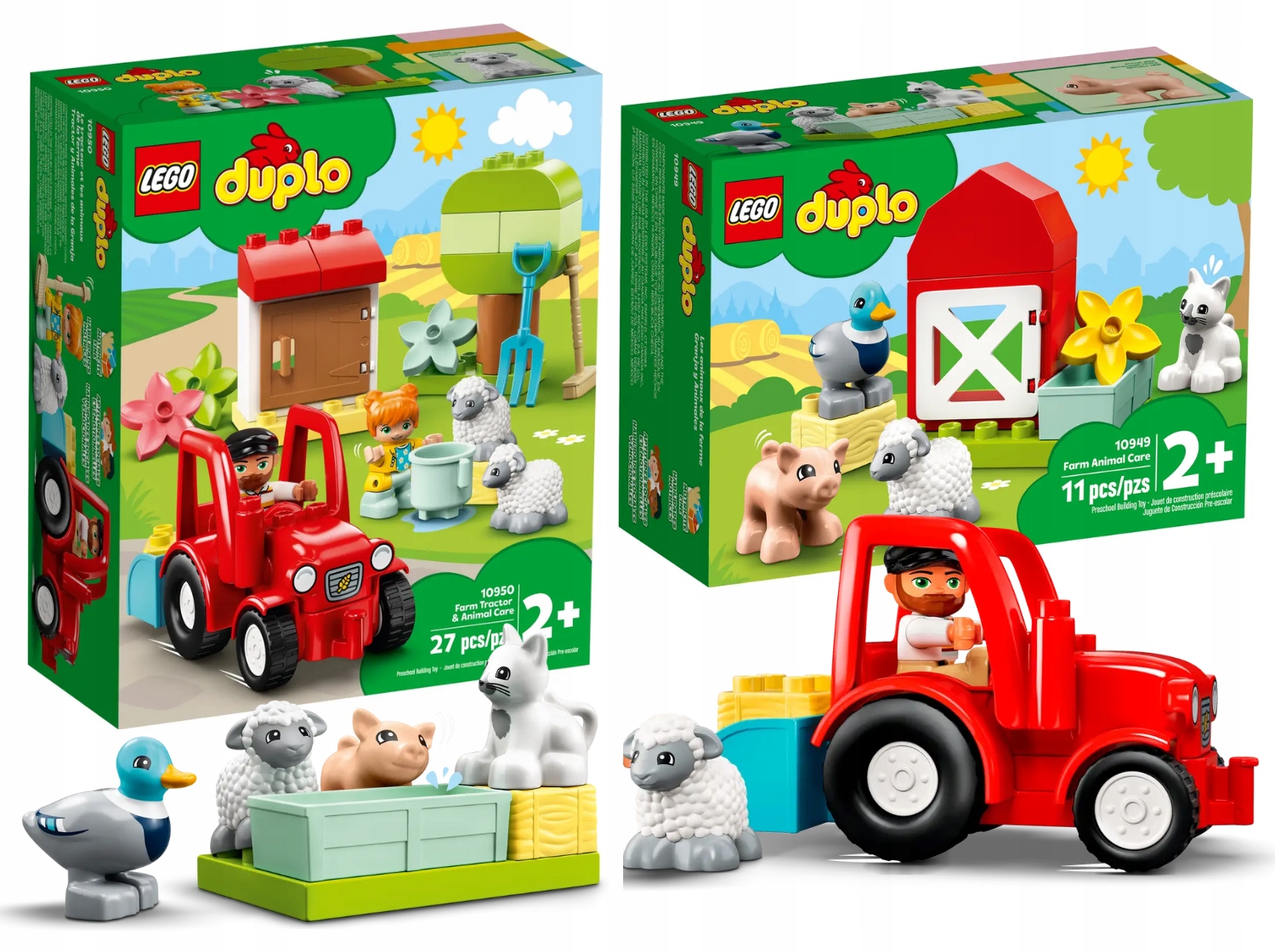 LEGO DUPLO KOMPLEKT LOOMINE TALU TÄIS LASTELE 2+ PALJU luid