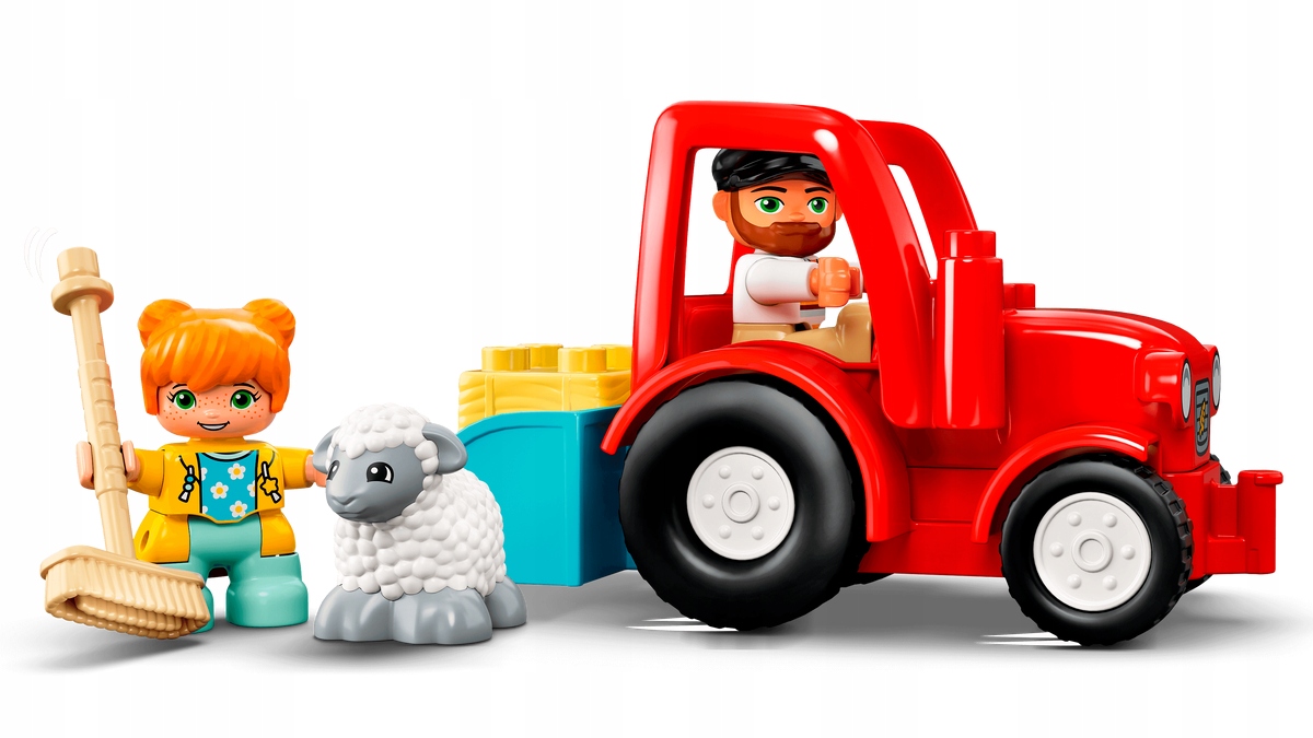 LEGO DUPLO RINKINYS KŪRYBINIS ŪKIS, pilnas GYVŪNŲ VAIKAMS 2+ DAUG KALULŲ Herojus Kitas