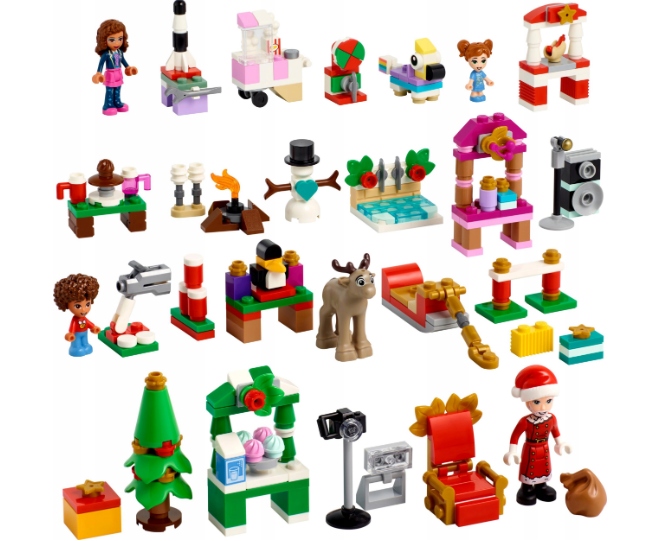 LEGO FRIENDS 41706 2023. aasta advendikalender  Jõulusõbrad sari