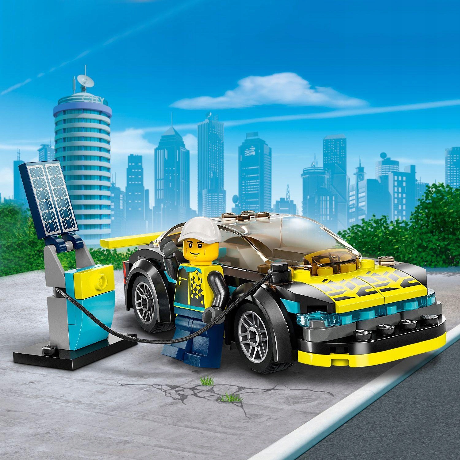 LEGO City elektriskais sporta auto 60383 Bērna vecums no 5 gadiem