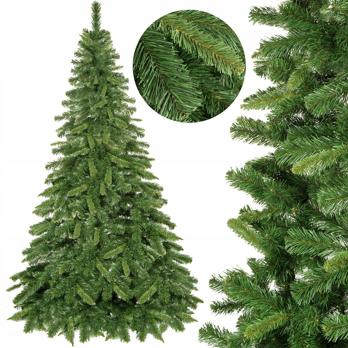 ZIEMASSVĒTKU EGLĪTE ZAĻĀ EGLĪTE 180cm PINE TREE PREMIUM Zaļā krāsā