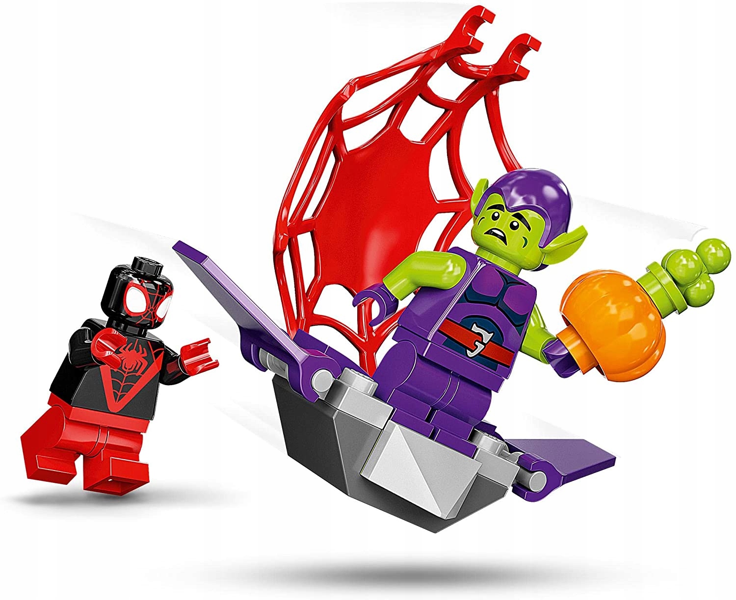 LEGO SPIDEY 10781 Spider-Man KOLMIPYÖRÄT QUAD 4+ 4+ setti nimi ihme nopeus ja ystävät mailia makaa spina vihreä goglin spid figuuri kierto +4