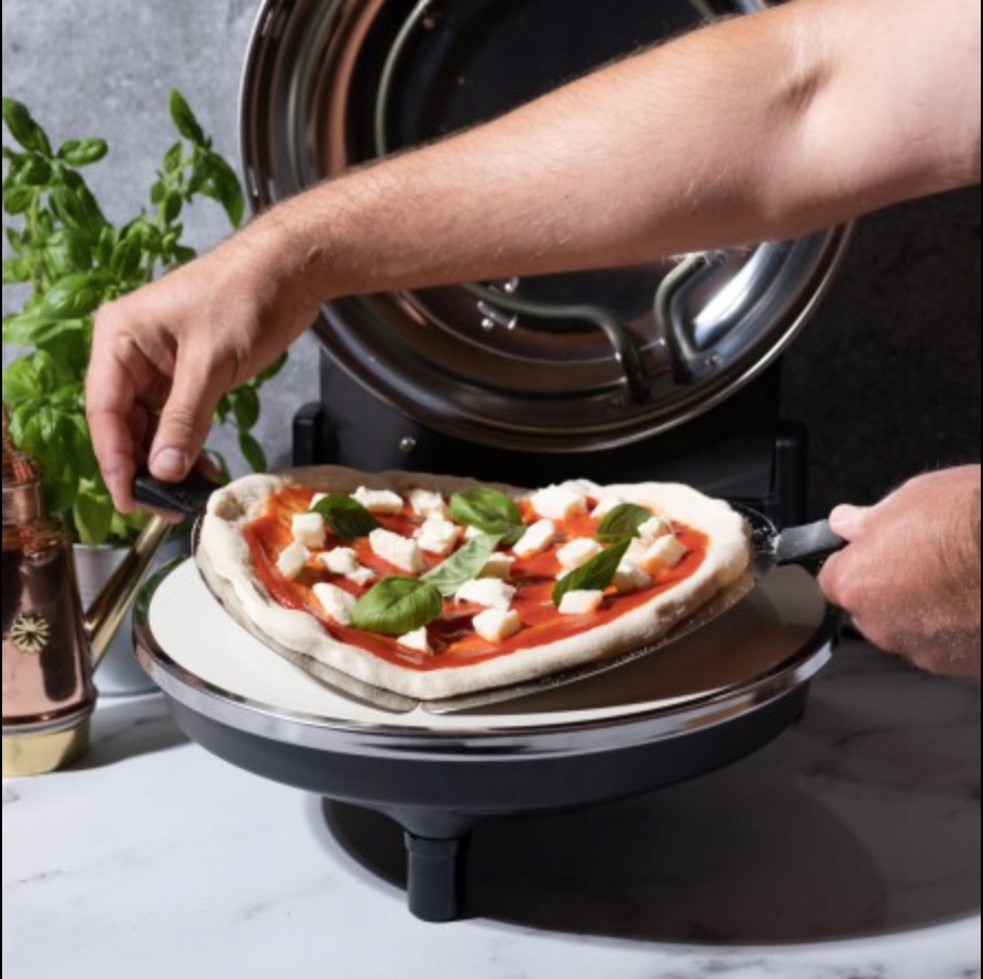 PICZA HOBBY CLASICO PIZZA KROSTELĖ 400 °C + E. KNYGA Dominuojanti spalva juoda