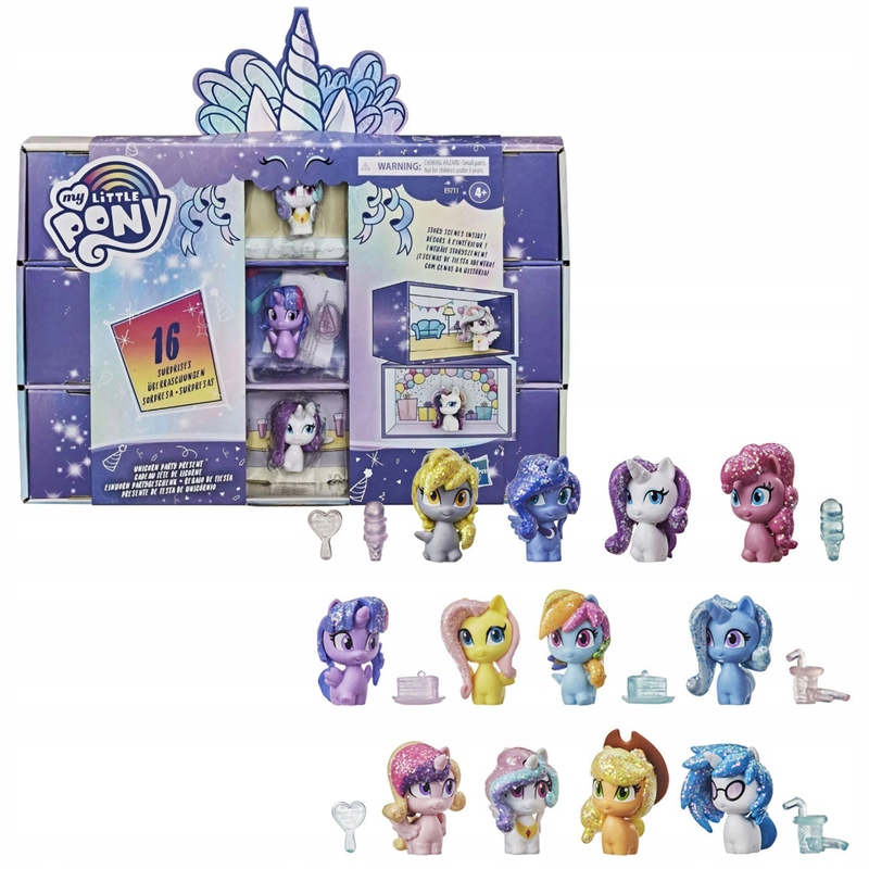 Hasbro My Little Pony Unicorn ballīšu komplekts