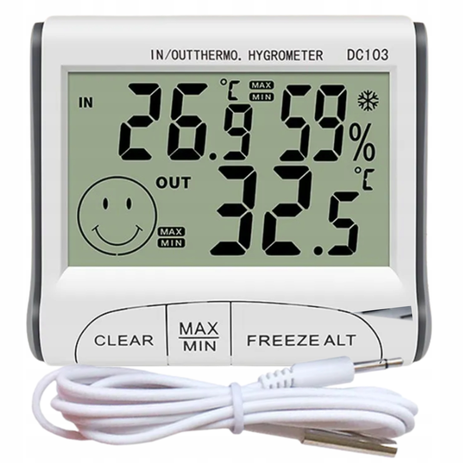 ORŲ STOTIS ORŲ TERMOMETRAS HYGROMETER EAN SENSOR (GTIN) 6134348250774