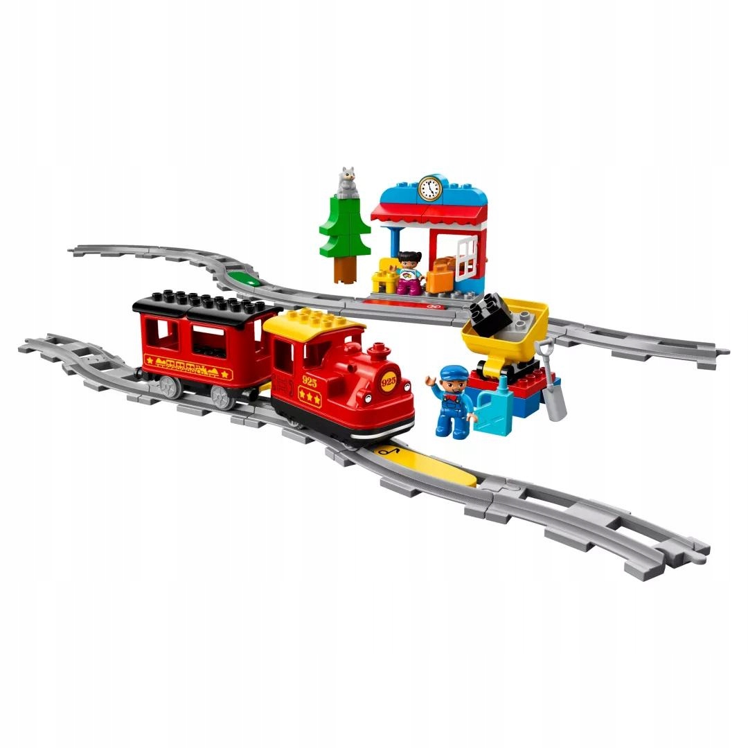 LEGO DUPLO – garo traukinys, geležinkelis (10874) LEGO prekės ženklas