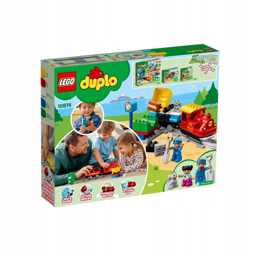 LEGO DUPLO - Garo traukinys, traukinys (10874) Prekės numeris 10874