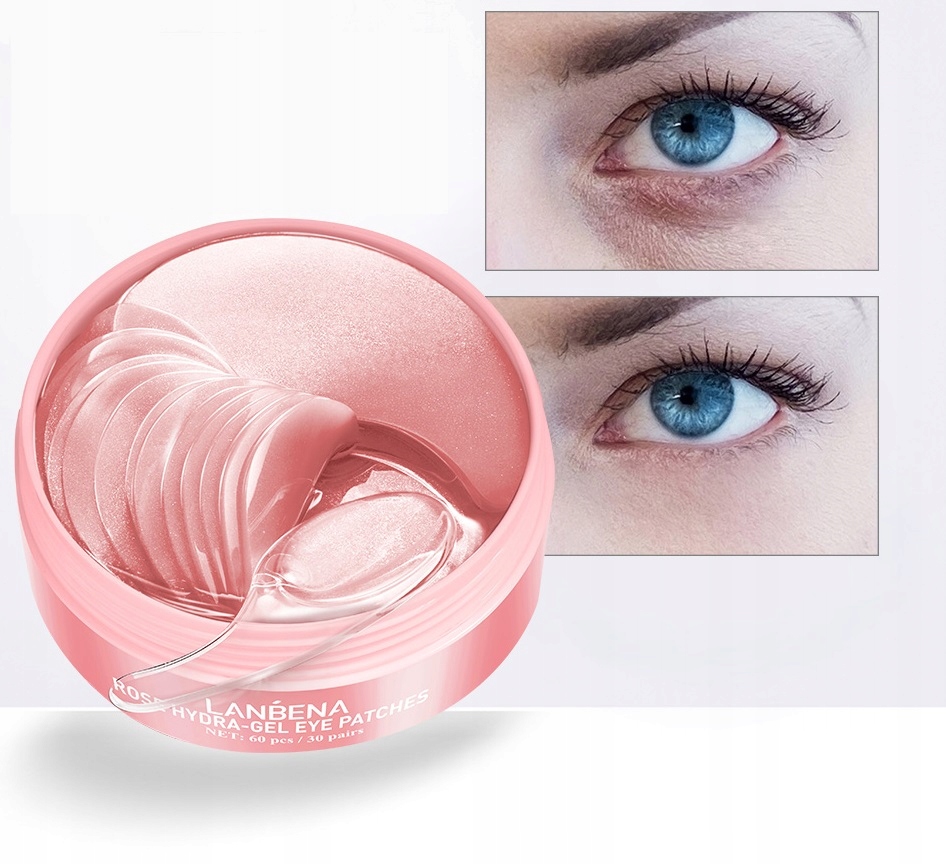 LANBENA MOISTURIZING EYE GEL PADS 60 vnt. Skirta veidui