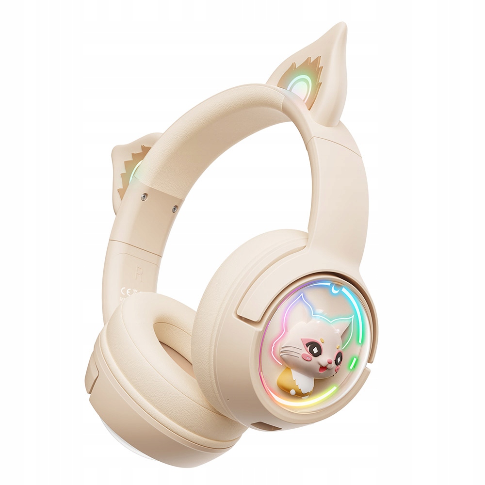 ONIKUMA B5 CAT EARS BELAIDĖS ŽAIDIMŲ AUSINĖS ON-EAR BT 5.2 RGB Gamintojas Onikuma