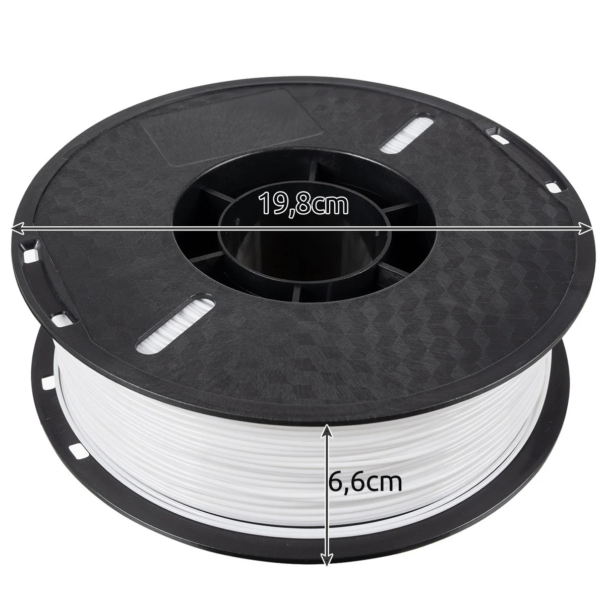 FILAMENT PLA 1.75 WHITE 1kg Malatec EAN (GTIN) 5905930060269