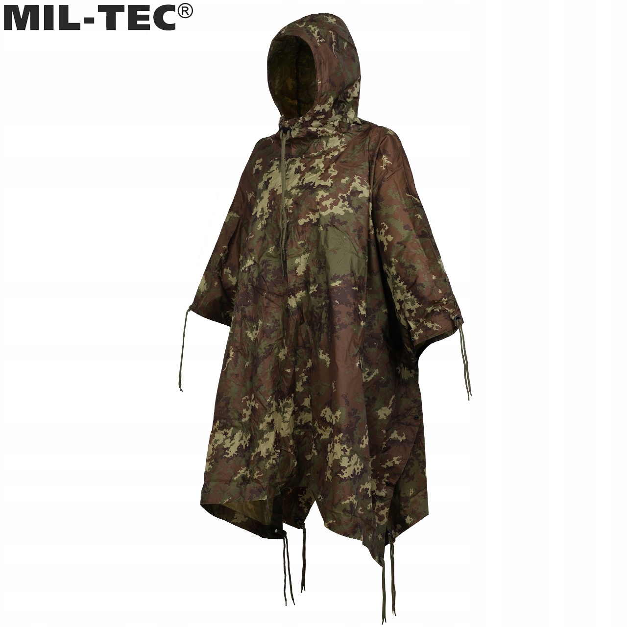 PELERYNA PRZECIWDESZCZOWA PONCHO Pałatka MIL-TEC CAMO MORO Vegetato +Gratis Kolekcja MILITARIA,SURVIVAL