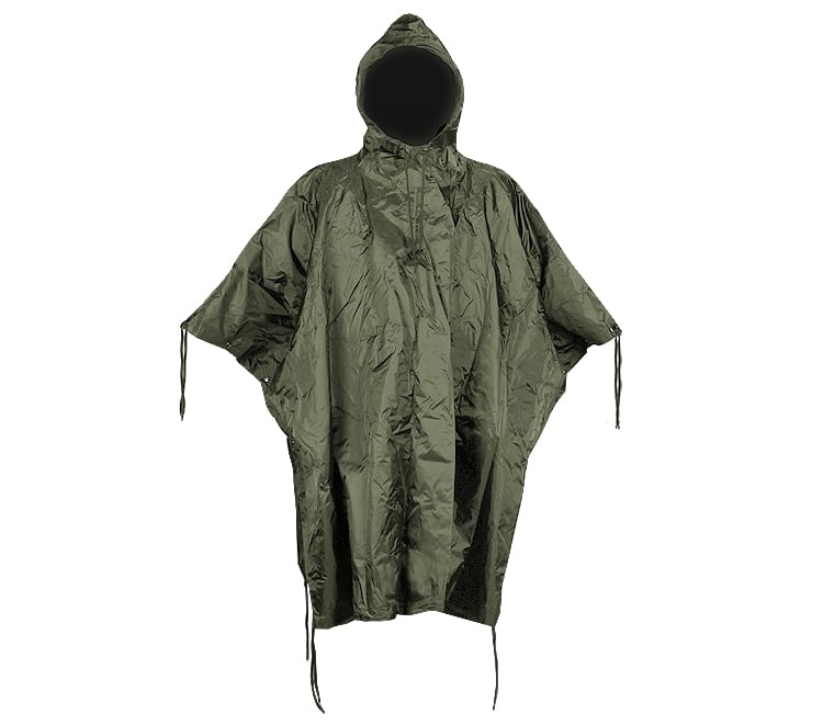 PELERYNA PRZECIWDESZCZOWA PONCHO Pałatka MIL-TEC RIP-STOP OLIVE +Gratis EAN (GTIN) 4046872190155