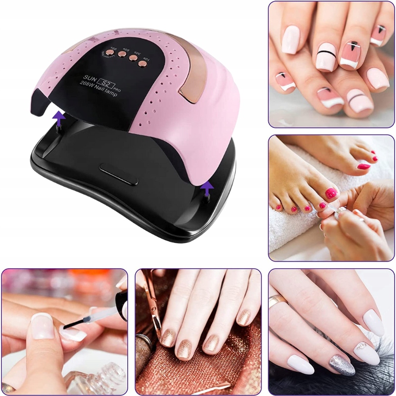 LED NAIL LAMP UW 268W 57 diodai HIBRIDINIAI GELIAI Gamintojo kodas SUN S2