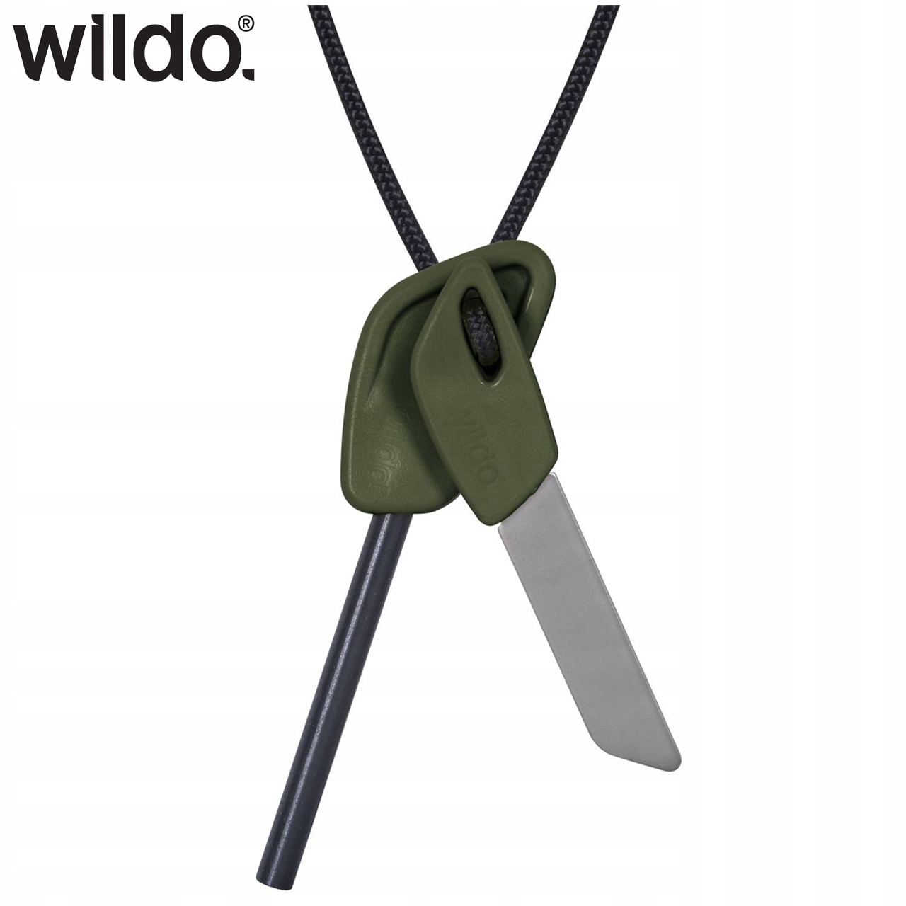 KRZESIWO Szwedzkie WILDO FIRE-FLASH PRO SURVIVAL Bushcraft Small 11cm Olive EAN (GTIN) 7330883942108