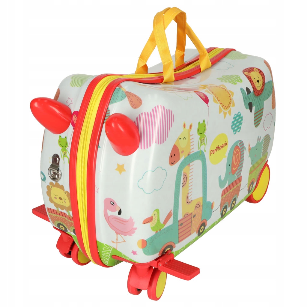 Vaikiškas kelioninis lagaminas rankinis bagažas ant ratų ZOO Lytis Informacijos nėra