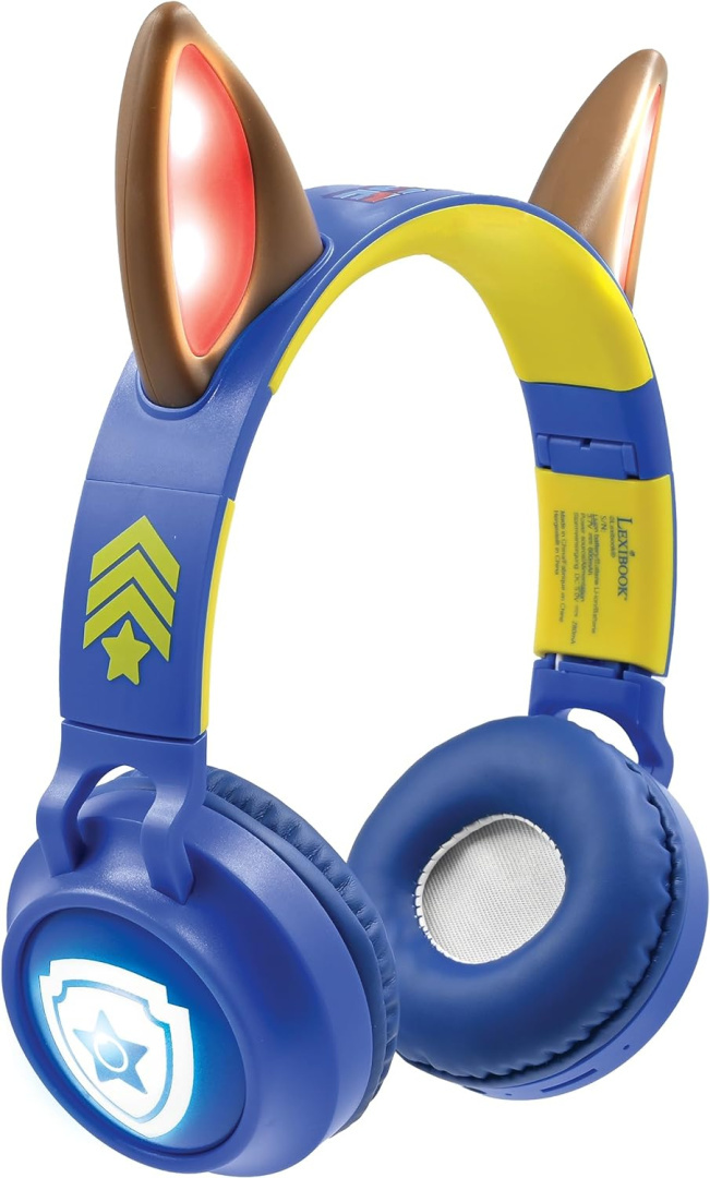 LEXIBOOK PAW PATROL BELAIDĖS AUSINĖS CAT EARS LED BLUETOOTH 5.0