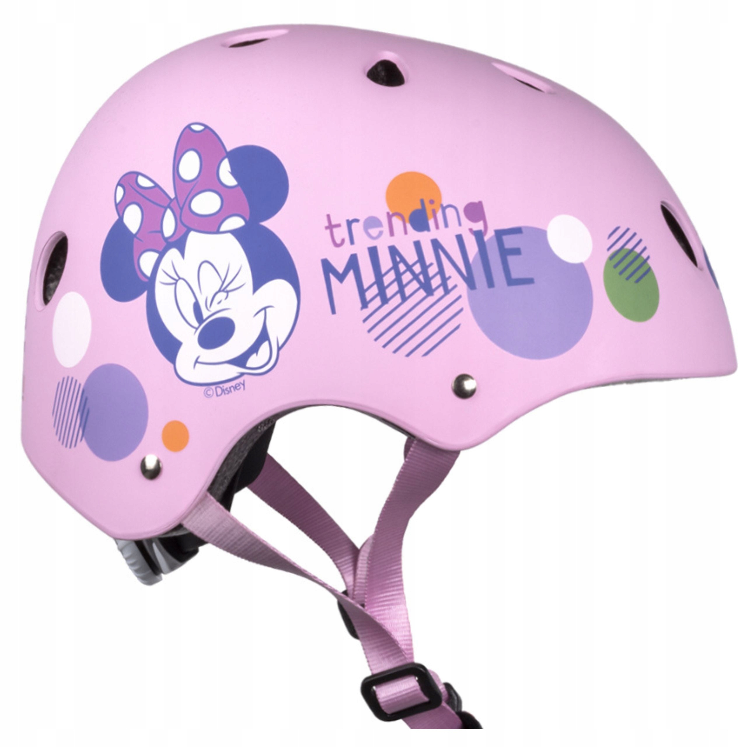 VAIKŲ SPORTINIS DVIRAČIO ŠALMAS, REGULIUOJAMAS, MINNIE MOUSE 52-56