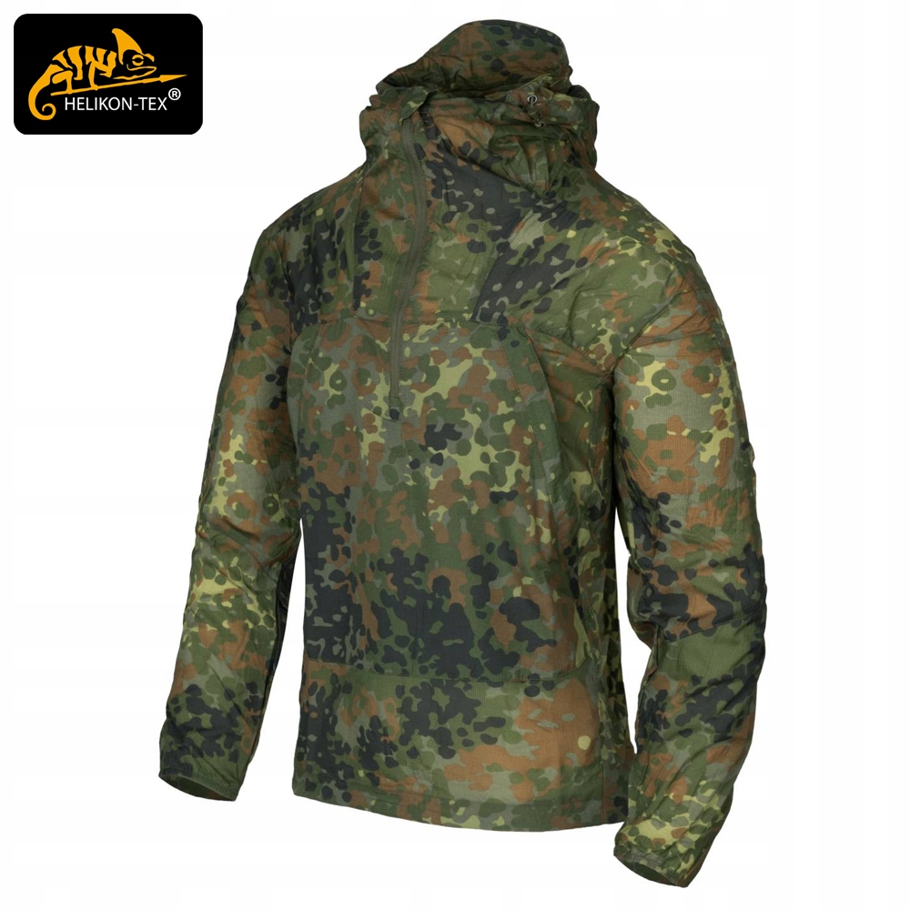 Kurtka Męska Wiatrówka z Kapturem WINDRUNNER HELIKON Składana Flecktarn 3XL Kod producenta KU-WDR-NL-23-B08