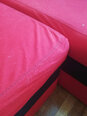 Мягкий угловой диван Benano, Красный / Черный цена