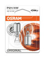 Automobilinės posūkių lemputės Osram Original Line P21/4W / BAZ15d, skaidrios