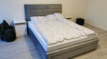 Кровать Abramo с ящиками, 160x200 см, серая