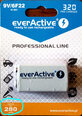 everActive Professional Ready to Use 9V 320mAh akumuliatorius, 1 vnt.