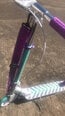 Paspirtukas su dideliais ratais Raven Pastelle, 200 mm, violetinis