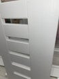 Lova ADRK Furniture Rose 90x200 cm su šonine apsauga, balta atsiliepimas