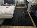 Kilimas Shaggy Black, 200x290 cm