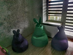 Vaikiškas sėdmaišis Qubo™ Baby Rabbit Plum Pop Fit, violetinis