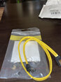 Delock Cable SATA 6 Gb/s up/down metal 50 cm yellow