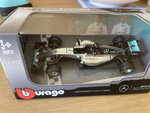 Automodelis Burrago 1/43 Racing 2016 Mercedes AMG Petronas W07 Hybrid, 18-38026