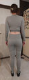 Sportinės tamprės moterims Stark Soul® women high waist sport leggings, pilkos