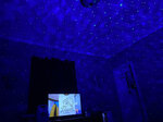 LED žvaigždžių projektorius RGB StarLight Goapa, juodas kaina