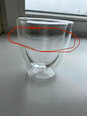 Maku borosilikatinio stiklo stiklinės - puodeliai, 300 ml, 2 vnt