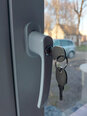 Durų / Lango rankena su raktais