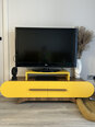 ТВ столик Kalune Design 845, 145 см, коричневый/желтый